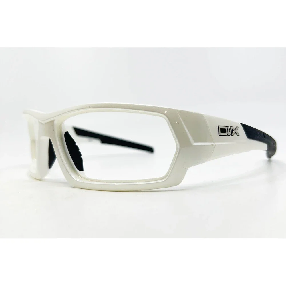 DVX Next Eyeglasses Men White Sport Safety Frames Wiley X 64-18-122